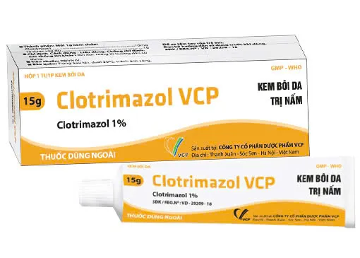 Clotrimazol 1% VCP (T/15gr) – Giải pháp hiệu quả cho nấm da